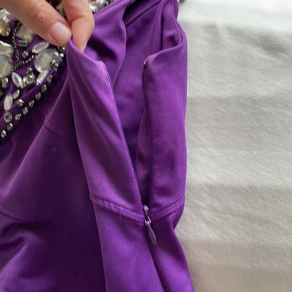 Bebe Cocktail Dress 💜 Size XS-S - Picture 11 of 12